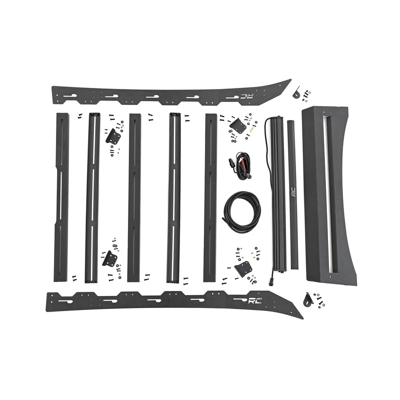 Rough Country | Roof Rack | Front LED Lights | Toyota Tacoma 2WD/4WD (2005-2023) | 73107