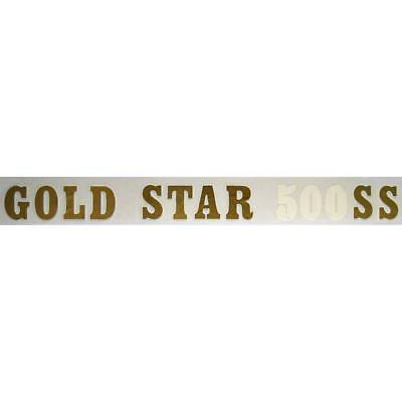 BSA Gold Star SS Logo Varnish transfer Decal