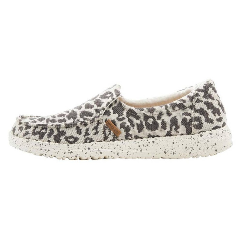 Hey Dude Misty – Woven Cheetah Grey