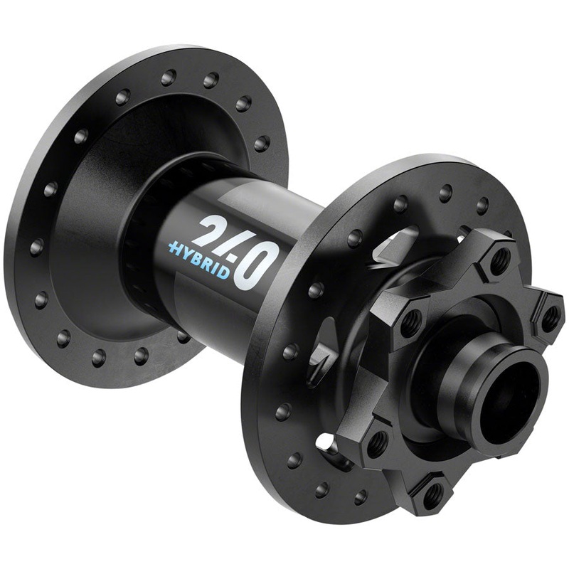 DT Swiss 240 Hybrid Front Hub – 15 x 110mm 6-Bolt Black 32H