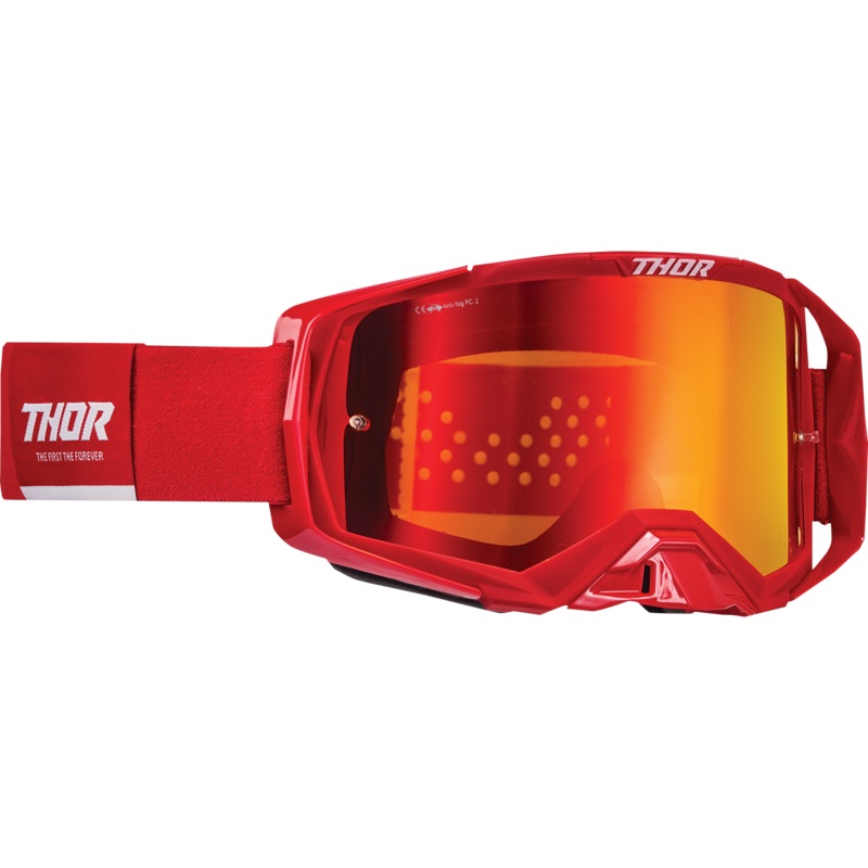 THOR Activate Goggle – Red/White – Iridium Mirror Lens 2601-2792