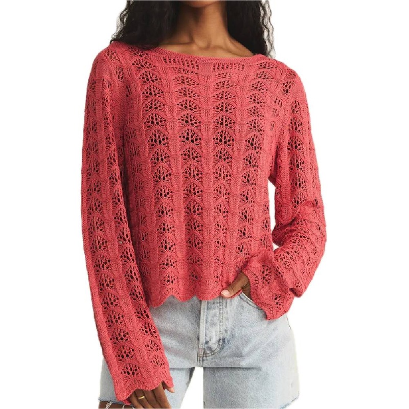 Z Supply Azura Crochet Sweater Top