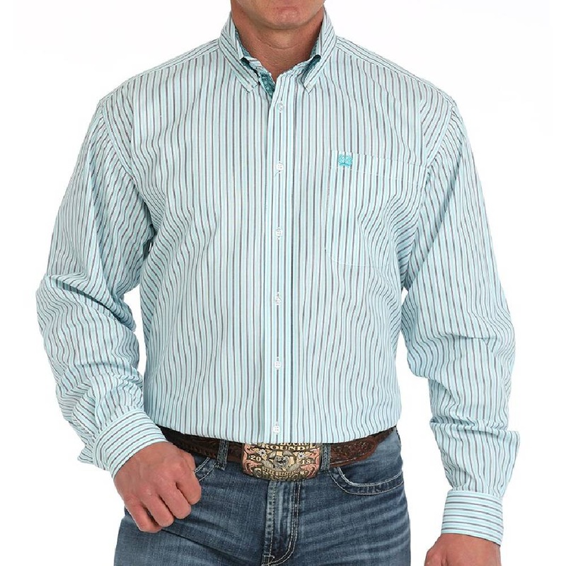 Cinch Men’s Stripe Button Down Western Shirt – FINAL SALE