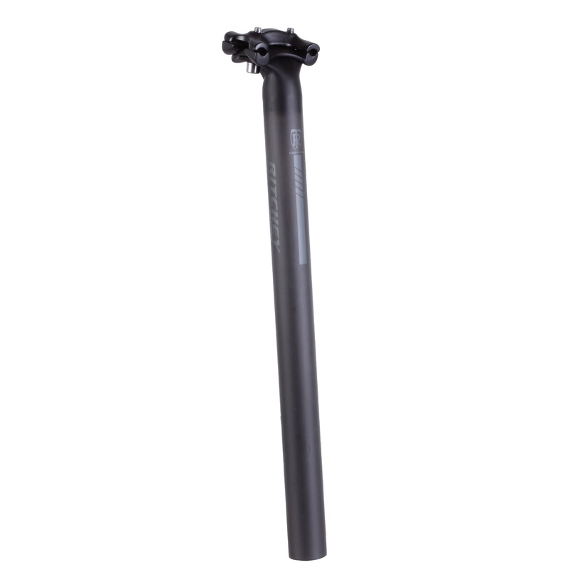 Comp Carbon Seatpost: 27.2 350mm 25mm Offset Black 2020 Model