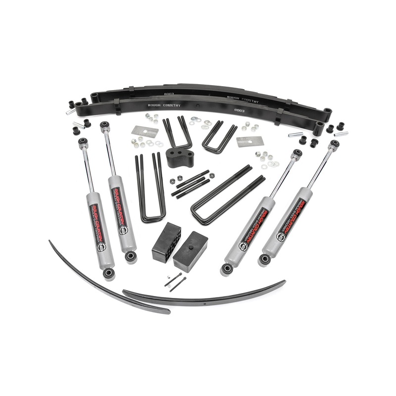 Rough Country | 4 Inch Lift Kit | Rear Blocks | Dodge/Plymouth Ramcharger/Trailduster (1974) | 315.20