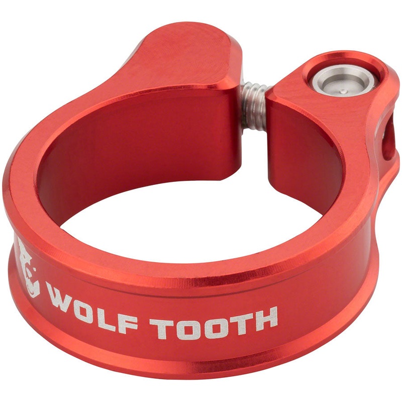 Wolf Tooth Seatpost Clamp – 36.4mm Bolt-On Red