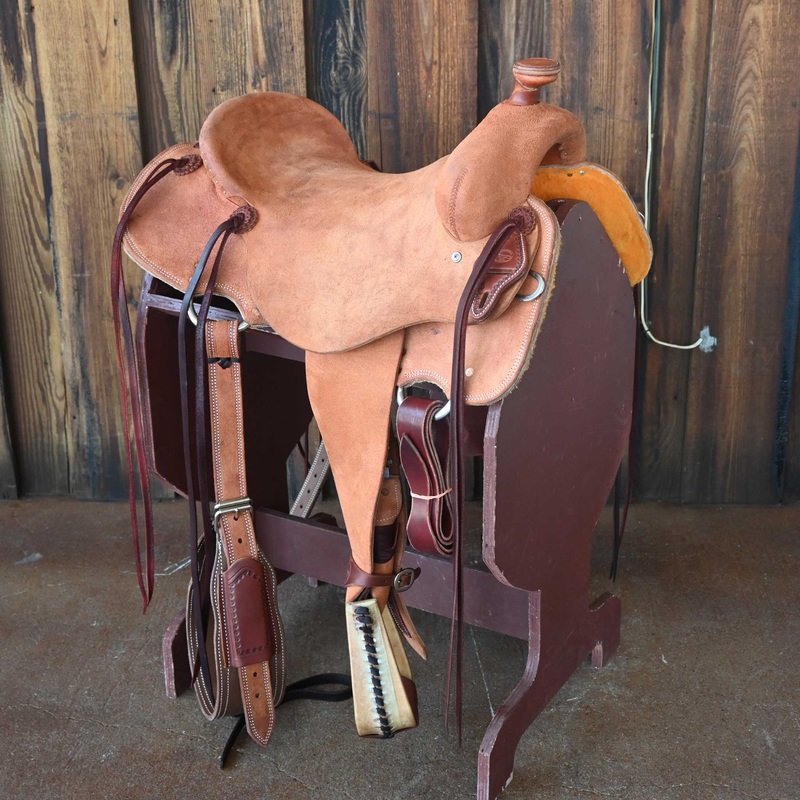 16″ TESKEY’S STRIP DOWN RANCH SADDLE