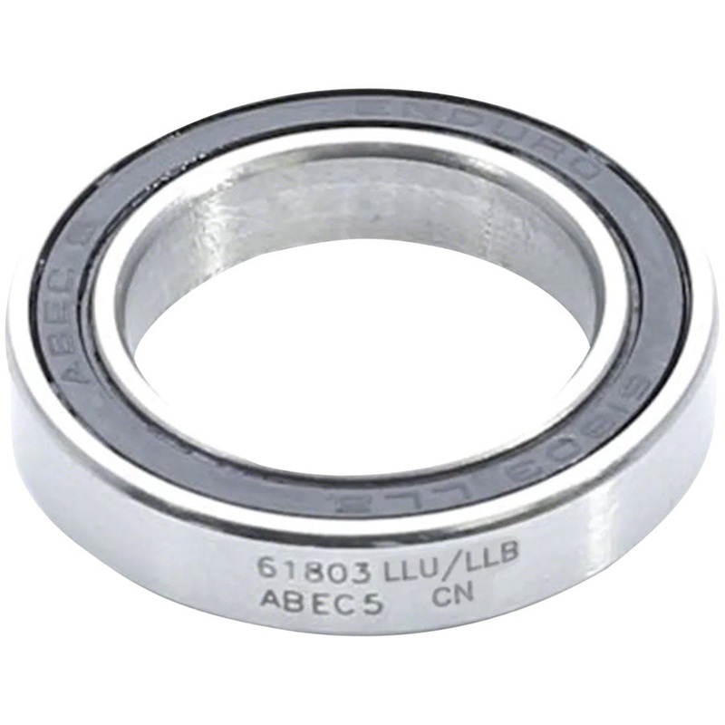 Enduro 61803 LLU/LLB Radial Cartridge Bearing – ABEC-5, CN Clearance, 17mm x 26mm x 5mm