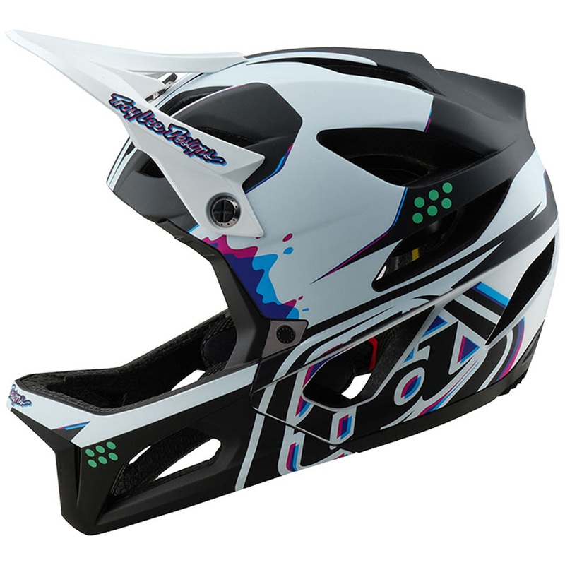 Troy Lee Designs Stage Helmet  Trooper White X-Large/2X-Large