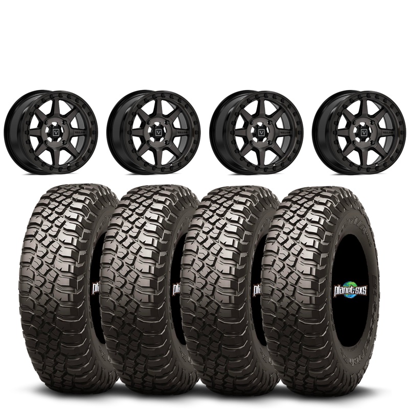 Valor Offroad V13 Dark Tint beadlock on BFG KM3 | 4/156