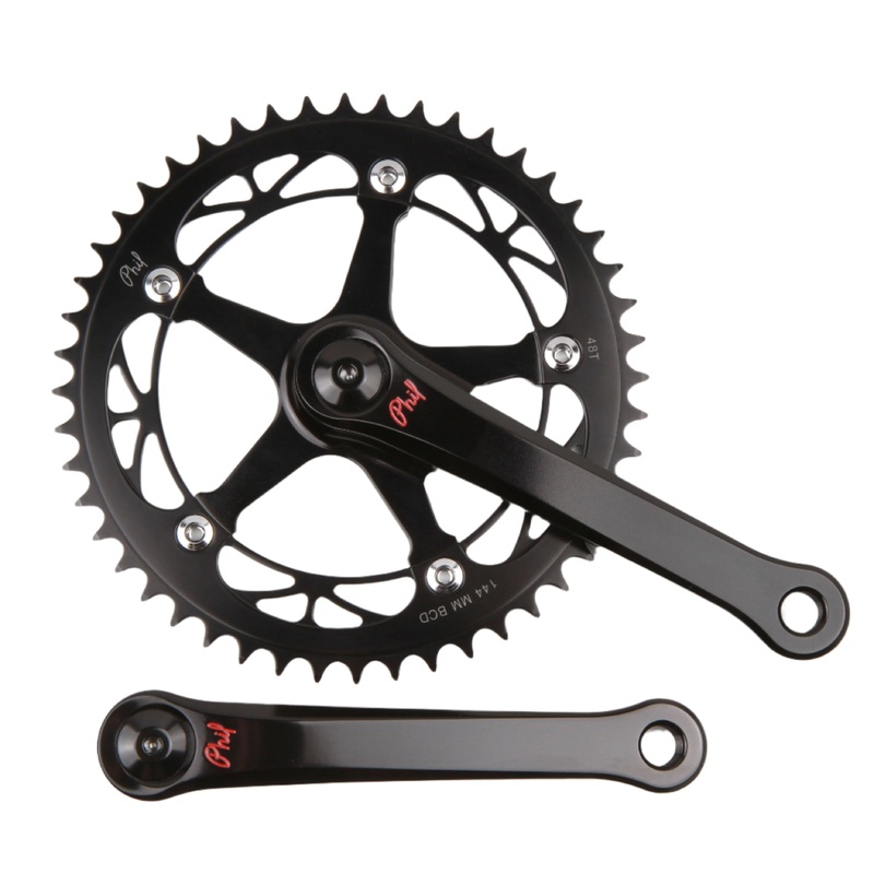 Phil Wood track crankset black