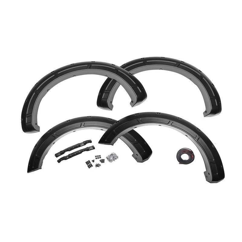 Rough Country | Fender Flares | Defender | Z1 Oxford White | Ford F-150 2WD/4WD (2015-2020) | A-F11811-Z1