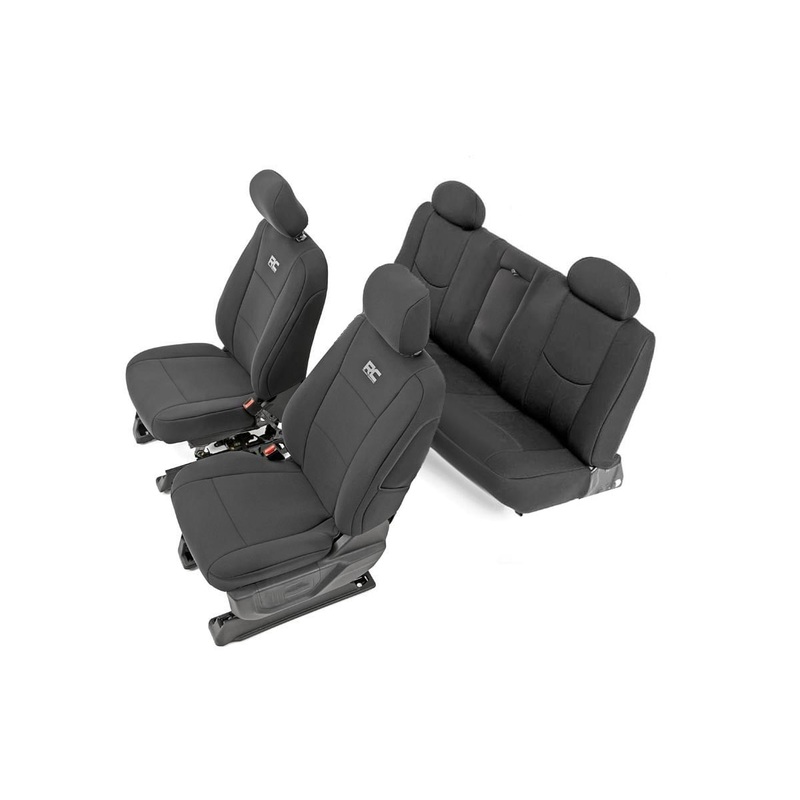 Rough Country | Seat Covers | FR 40/20/40 & Rear | Chevy/GMC 1500 (14-18 & Classic) | 91025