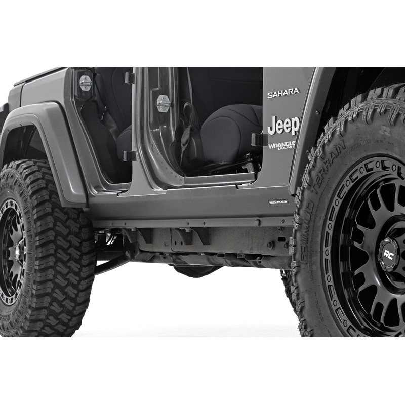 Rough Country | Trail Cladding | Rocker Sill Plates | Jeep Wrangler Unlimited 4WD (2018-2025) | TC13024