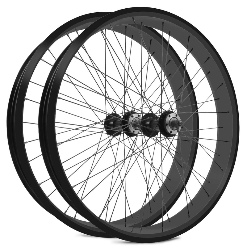 Tracer WH-T952636D7 26″x13Gx36H Alloy Fat Rims Set for 26″x3.0, 4.0 Tire 7-Speed