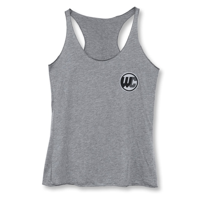 Worldwide Cyclery Tank Top Womens, Heather Grey, Small