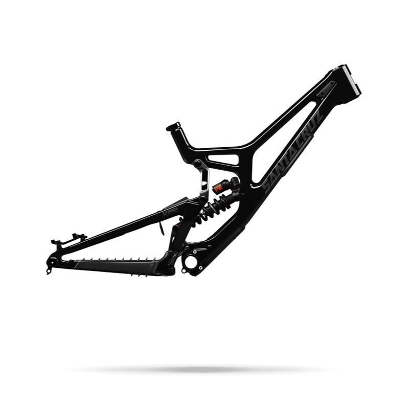 2025 Santa Cruz V10 8 CC MX Frameset Gloss Black Sparkle