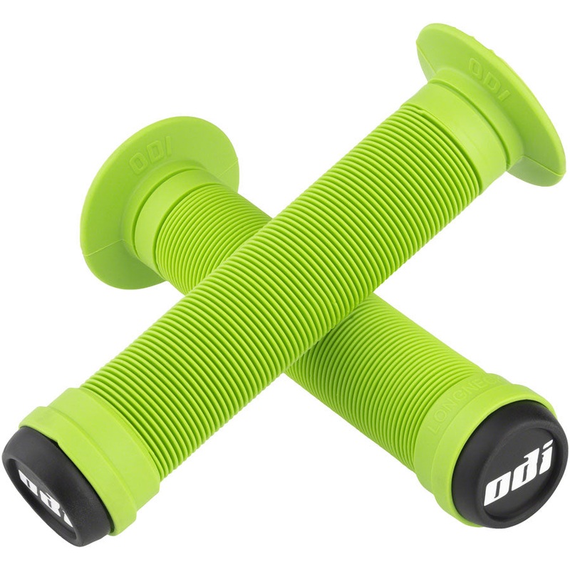 ODI Longneck ST Grips – Green Flange