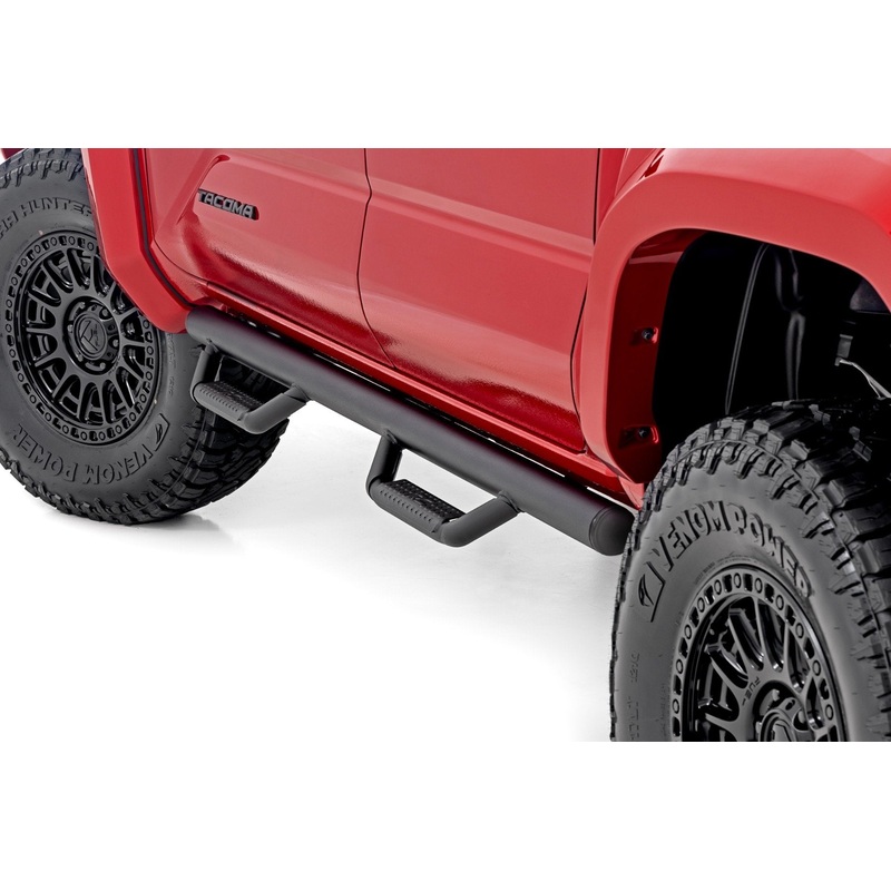Rough Country | Nerf Steps | Cab Length | Double Cab | Toyota Tacoma 2WD/4WD (2024-2025) | RCT2480CC
