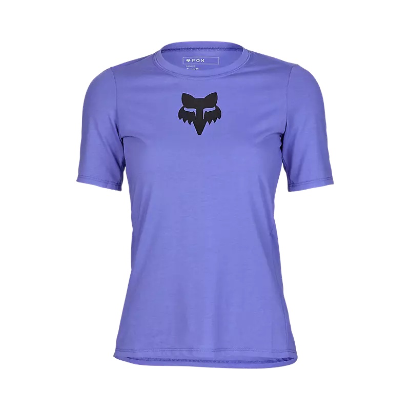 Womens Ranger Fox Head Jersey Purple