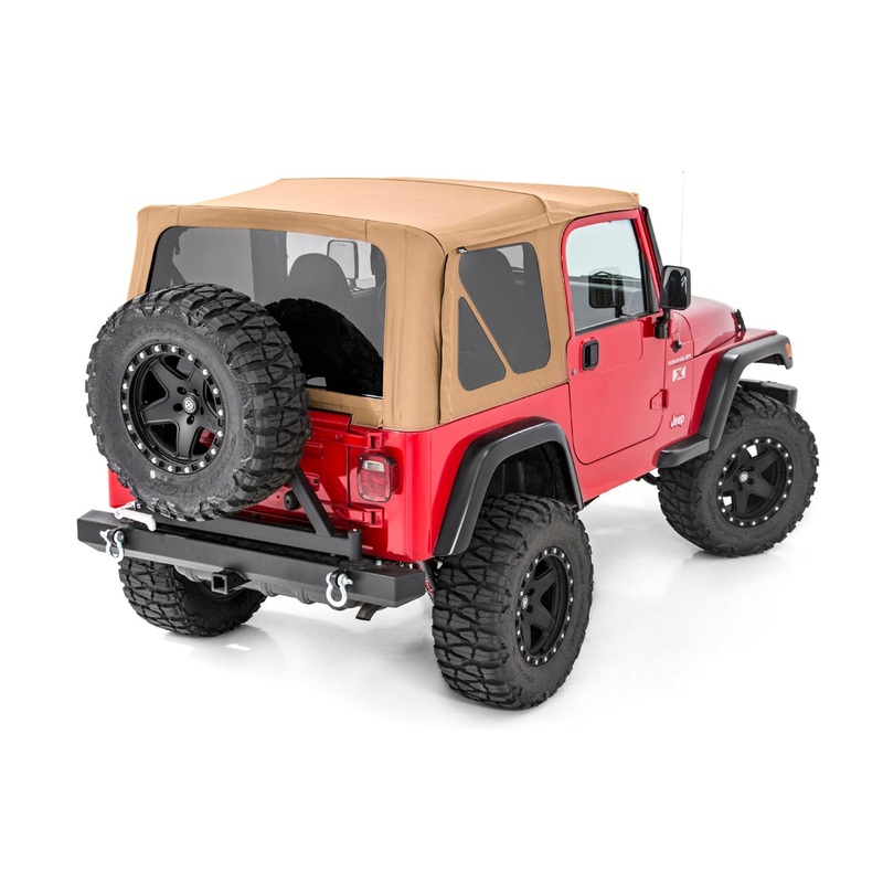 Rough Country | Soft Top | Replacement | Spice | Half Doors | Jeep Wrangler TJ 4WD (97-06) | RC85350.70