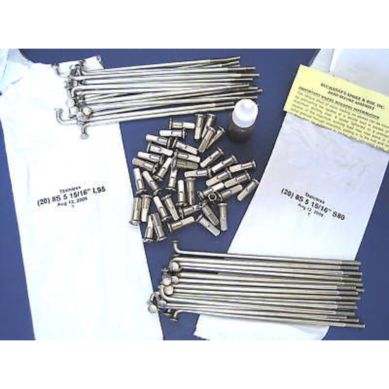 Buchanan’s Norton Commando Atlas Stainless spokes 18″ front or rear Drum brakes