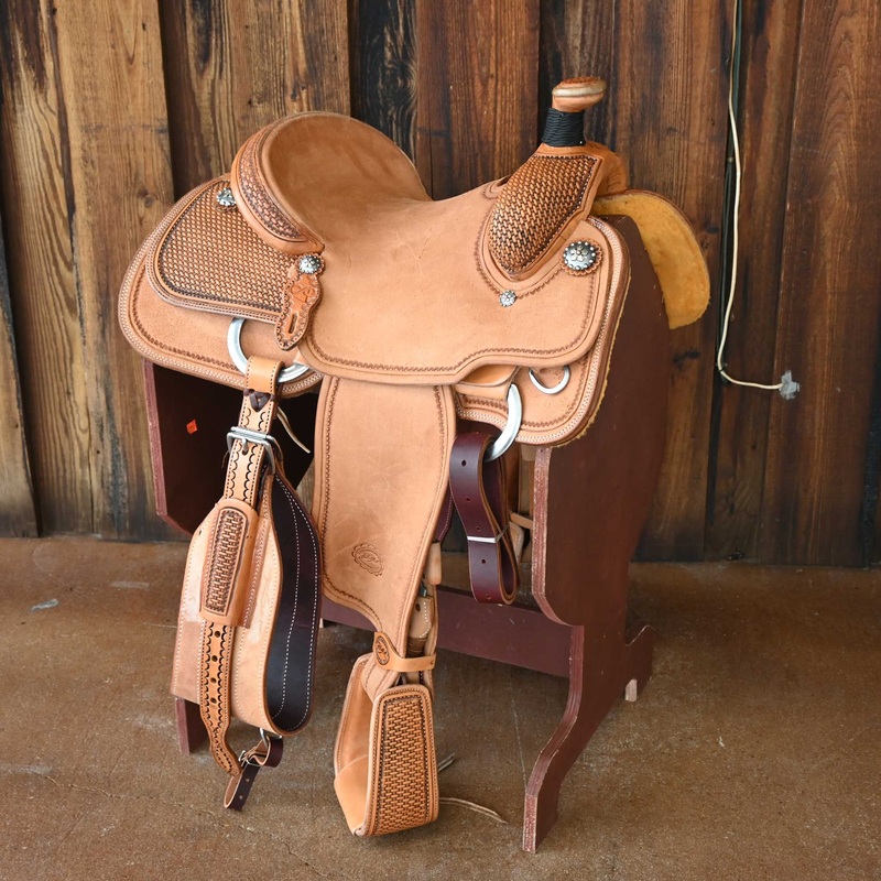 14″ PATRICK SMITH TEAM ROPING SADDLE