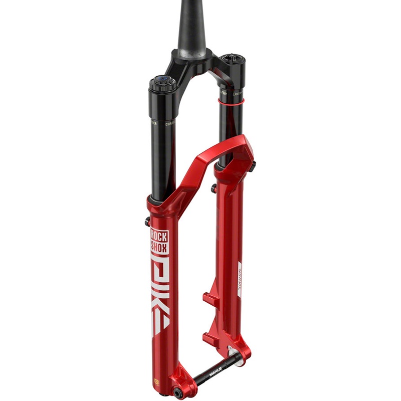 RockShox Pike Ultimate Charger 3.1 RC2 Suspension Fork – 29″, 140 mm, 15 x 110 mm, 44 mm Offset, Electric Red, C2