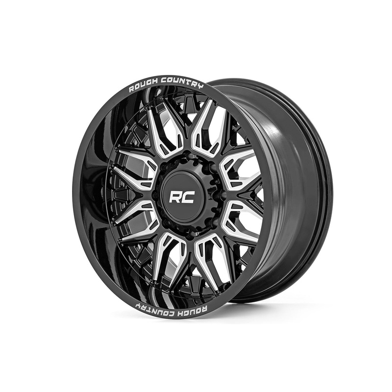Rough Country | Rough Country 86 Series Wheel | One-Piece | Gloss Black | 20×10 | 6×5.5 | -25mm | 86201012