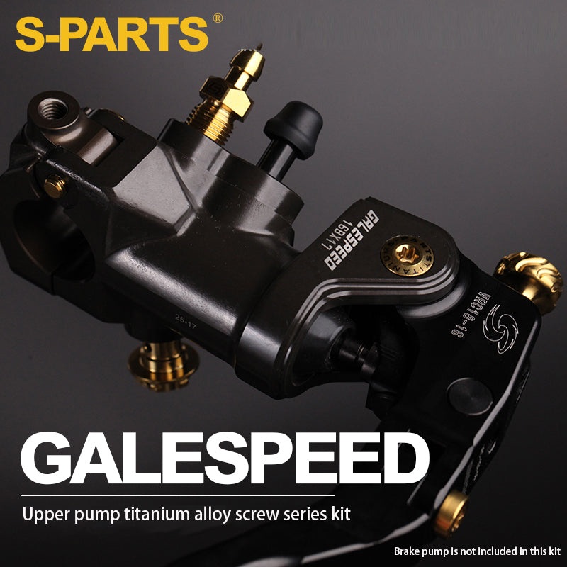 S-parts GALESPEED straight up pump screw set Stan VRC Titanium alloy VRE gold