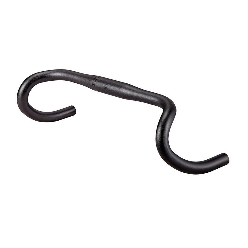 Specialized Comp Alloy Short Reach Flare Rd Bar Handlebar Sand Blast Ano Black 38Cm