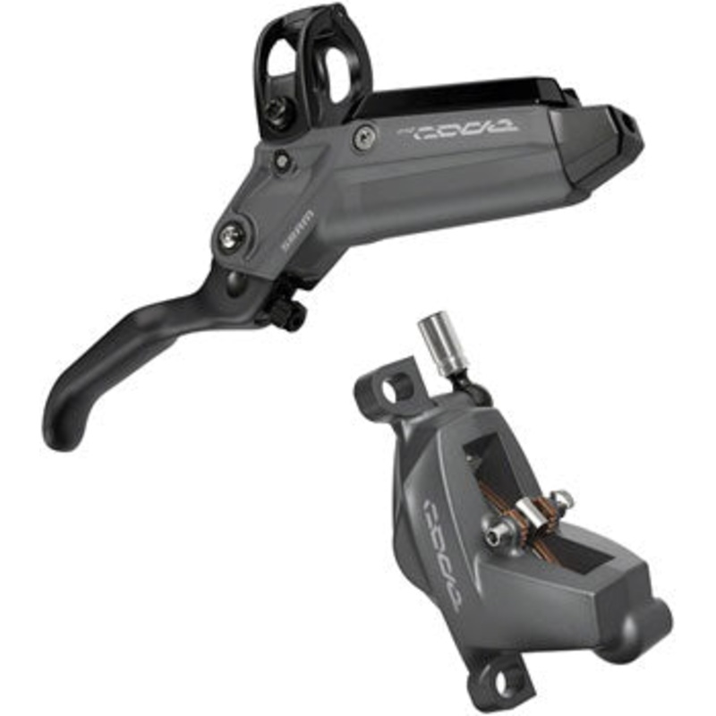 SRAM Code Bronze Stealth Disc Brake and Lever – Front, Post Mount, 4-Piston, Aluminum Lever, SS Hardware, Dark Polar, C1