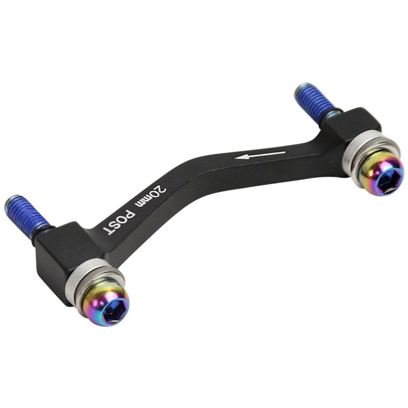 SRAM Post Bracket 20P Standard Mount – Includes Bracket Stainless Steel Rainbow Bolts