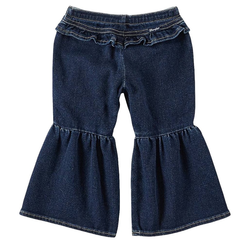 Wrangler Little Girl’s Ruffle Leg Flare Jean