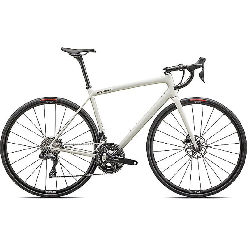2024 Specialized Aethos Comp Bike – 61Cm, Gloss Dune White Metallic Spruce
