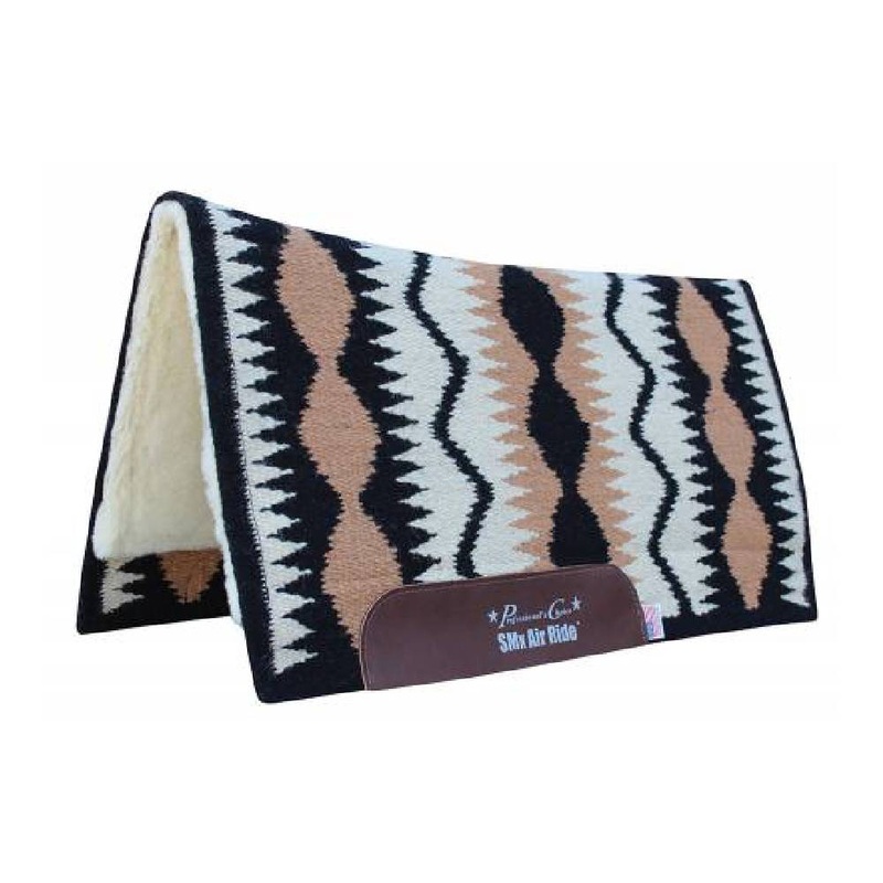 Professional’s Choice Serpentine Comfort-Fit SMx Air Ride Pad Black