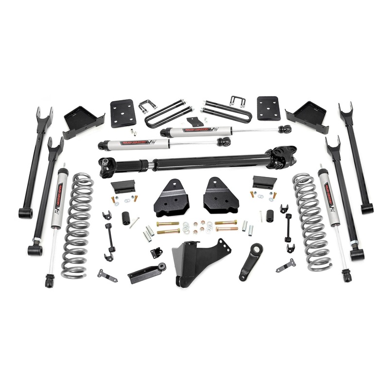 Rough Country | 6 Inch Lift Kit | Diesel | 4 Link | D/S | V2 | Ford F-250/F-350 Super Duty (17-22) | 50871