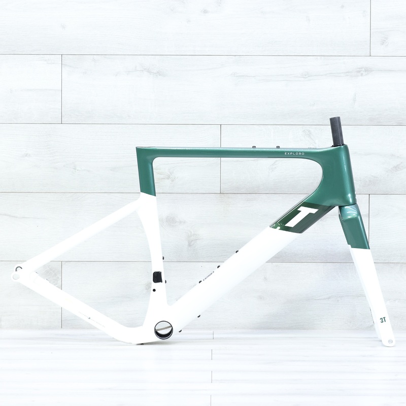 3T Exploro Racemax Gravel Bike Frameset 700c Emerald/White – 54cm