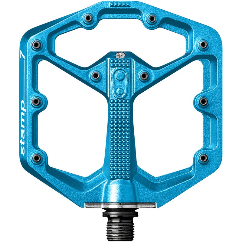 Crankbrothers Stamp 7 Pedals – Platform Aluminum 9/16″ Electric Blue Small
