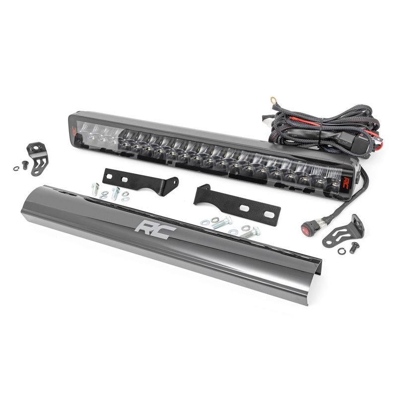 Rough Country | LED Light Kit | Bumper Mount | 20″ Spectrum Dual Row | Jeep Grand Cherokee WK2 (11-20) | 80773