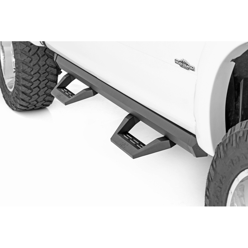 Rough Country | SRX2 Adj Aluminum Step | Crew Cab | Ram 1500/2500/3500 2WD/4WD (2010-2018 & Classic) | 31011A