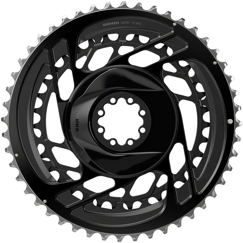 SRAM Force 2x Chainring Kit – 48/35t 2×12-Speed 8-Bolt Direct Mount Black D2