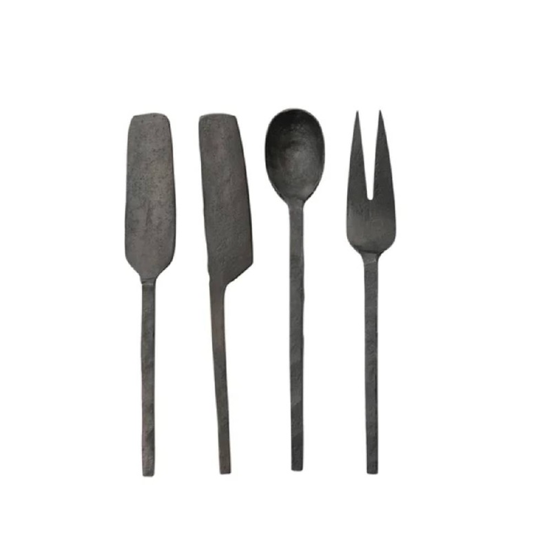 Zinc Appetizer Utensils Set