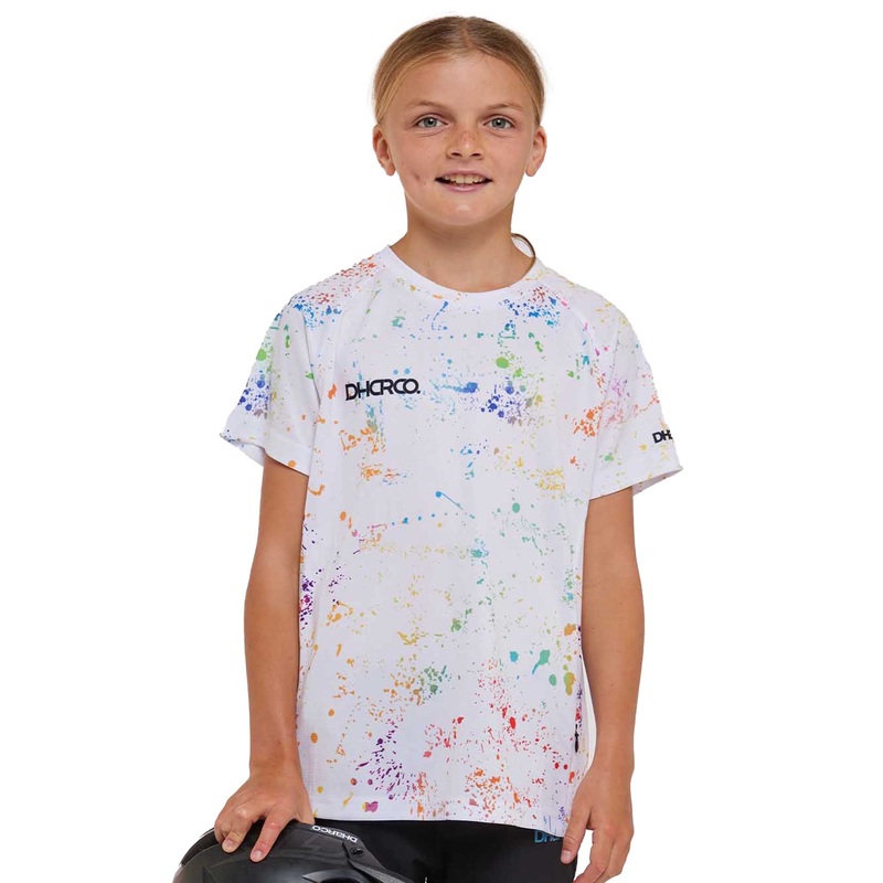 DHaRCO Youth Short Sleeve Jersey – Youth L – Paint Splat