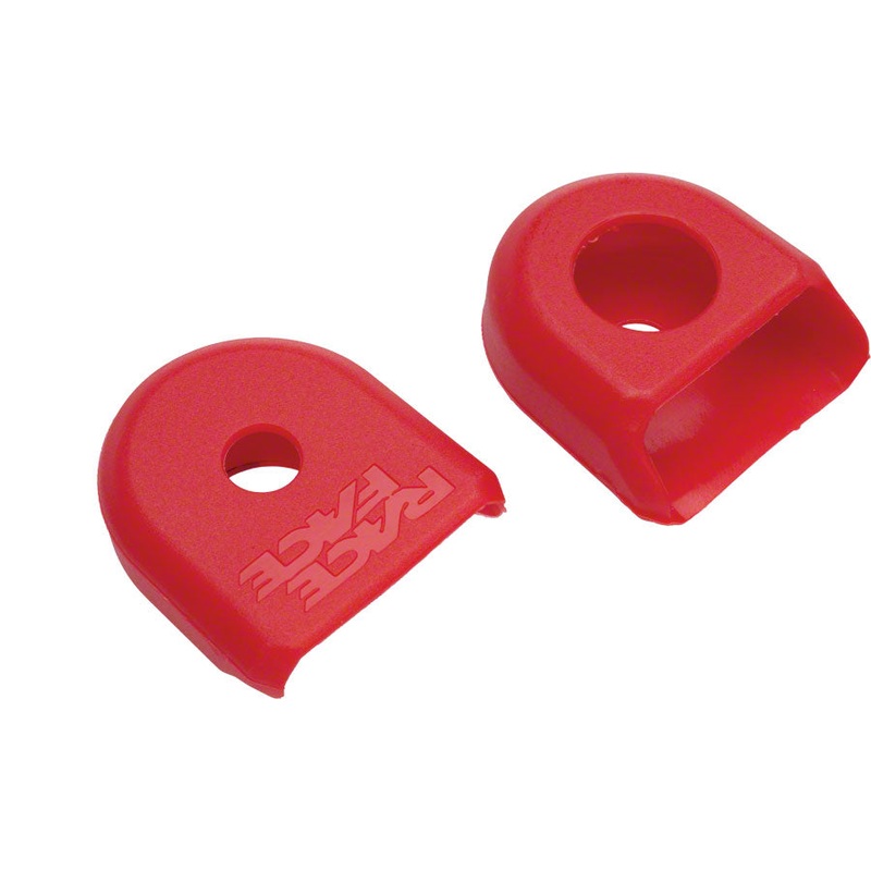 RaceFace Crank Boots: For Carbon Cranks 2-Pack Red