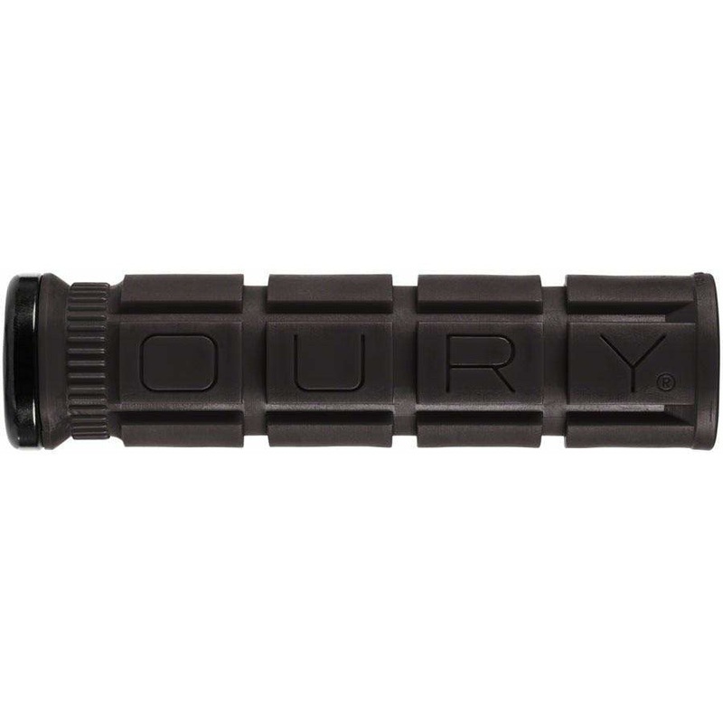 Single-Sided V2 Lock-On Bike Handlebar Grips Black