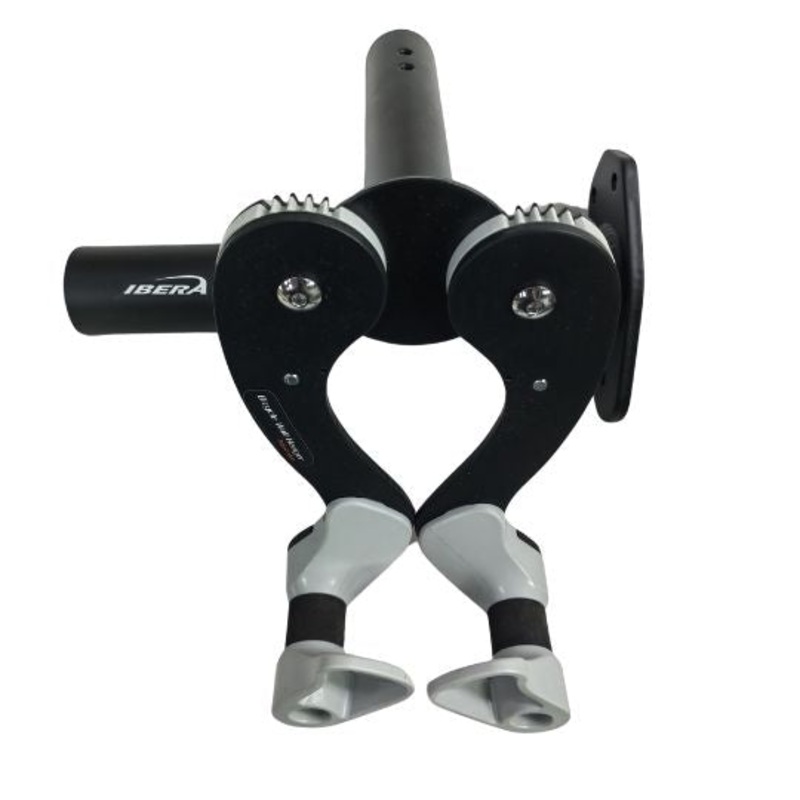 Wall Hanger Bicycle Adjustable Black and Grey