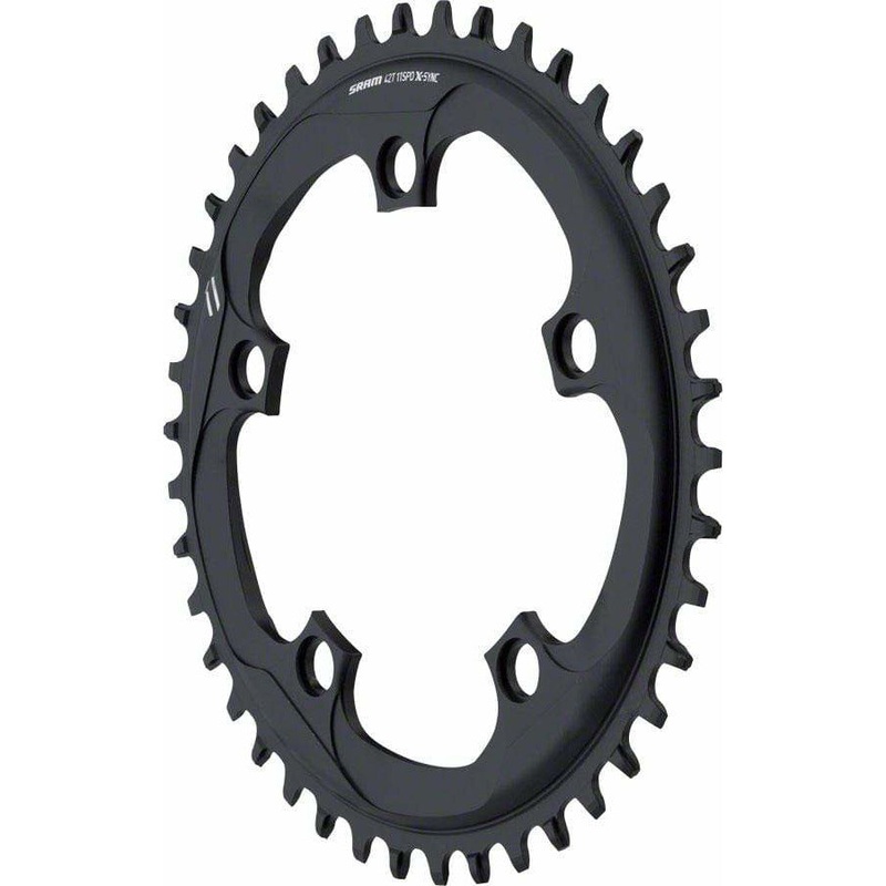 X-Sync Chainring 42T 110mm BCD Black BB30 or GXP BB30 or GXP