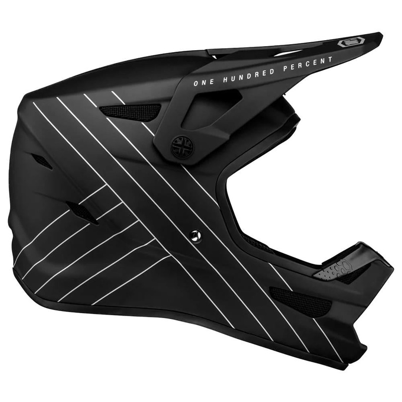 100% Status Race Helmet – Essential Black