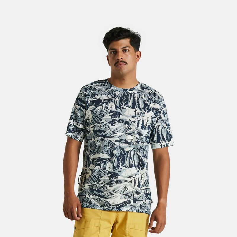 Men’s Specialized/Fjllrven Wool CaliSwe Short Sleeve Tee Navy